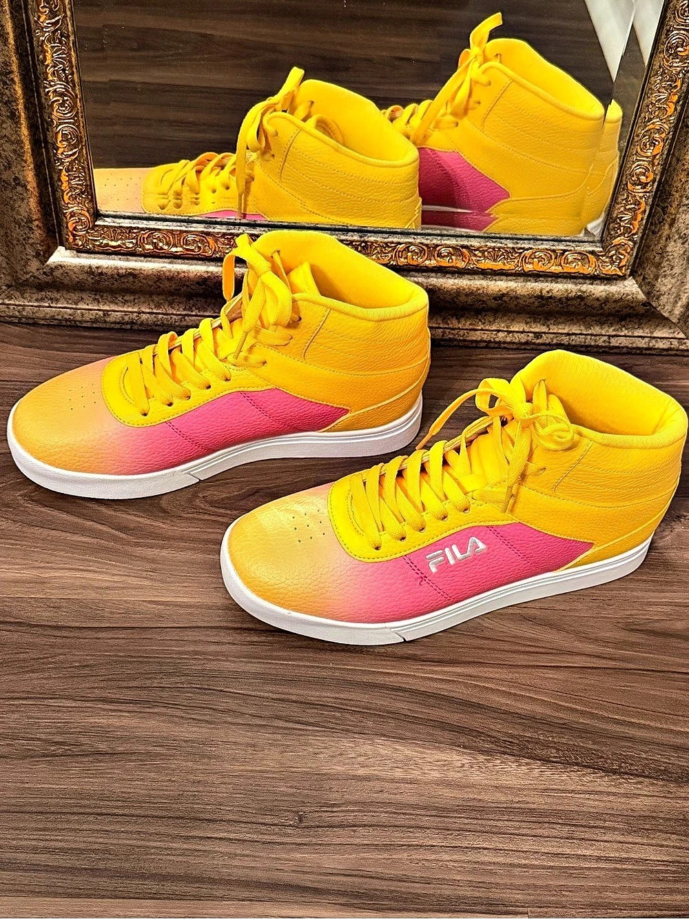Fila Impress LL Fade Color Block High Top Sneakers US 9